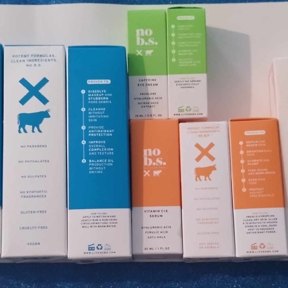 No B.S. Skin Care- Eye Cream, Serum & Collagen